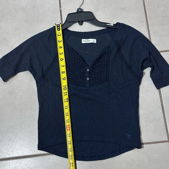 Abercrombie Kids Navy Blue Blouse Top size S. - Picture 5 of 6